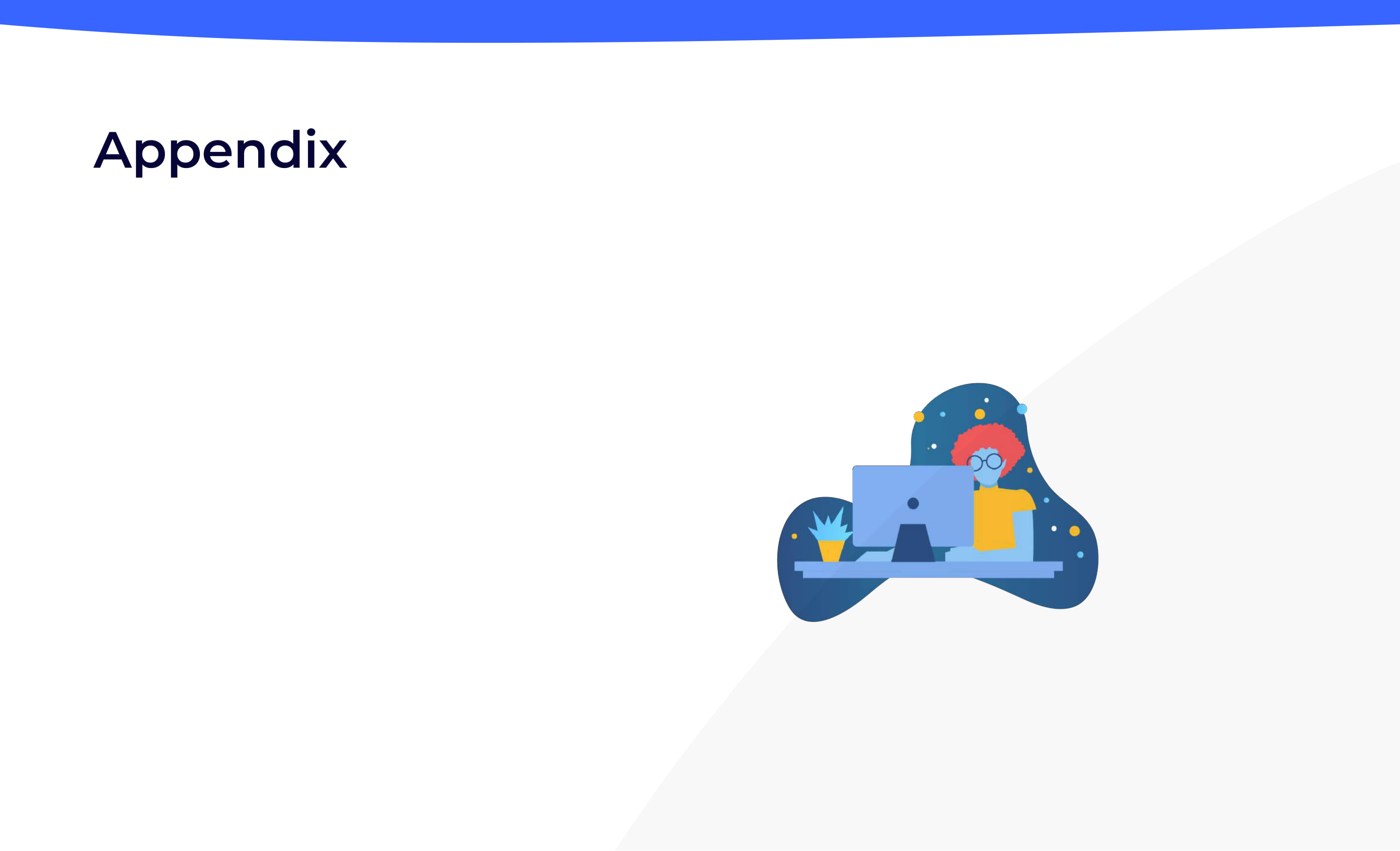 Moonlight pitch deck - appendix title slide